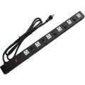 E-Dustry e-dustry EPS-2066MN 24 in. 6 Outlet Metal Power Strip EPS-2066MN